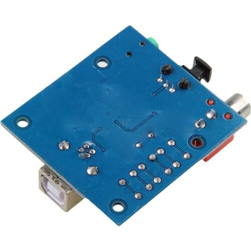 PCM2704 USB Input Coaxial Fiber HIFI Sound Card Decoder Board Analog Output