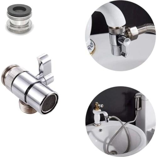Diverter Kitchen Sink Bathroom Adapter Home Brass Faucet Splitter Sink Valves Water Tap Faucet Diverter