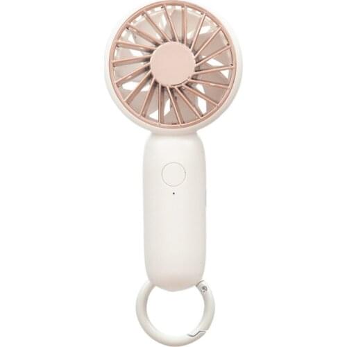 Mini Handheld Air Cooler Carabiner Portable Fan USB Charging Small Personal Cooling Tools for Home Office Outdoor Travel N0PF