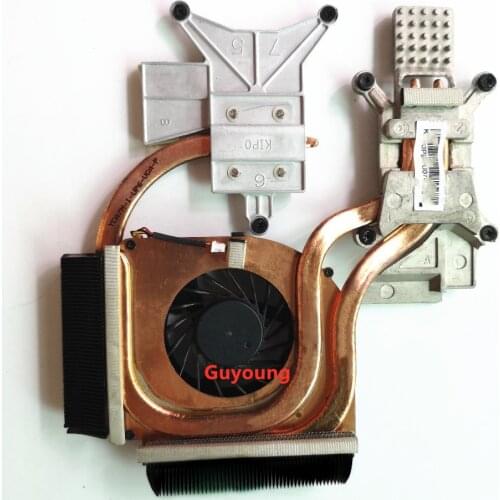 Radiator heatsink with fan For HP DV6-2000 DV6-2100 cpu cooling fan Heatsink Cooler 579158-001 Kipo055417R1S