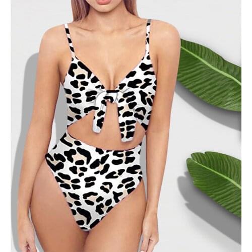 Multicolor Red Lace Up Print Mid-Waist Bikini Sets Swimsuit Women Sexy Lace Up Two Pieces Swimwear 2021 New Beach Bathing Suits