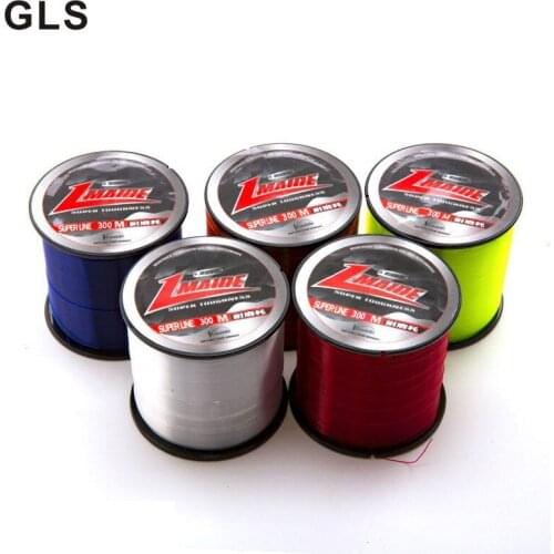 GLS brand super strong 300m sea fishing lure fish line long shot 100% nylon (Japanese material) sub main line fishing line