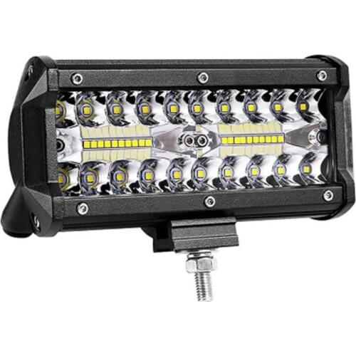 2 Pieces 7 Inch 120w Led Car And Motorcycle Work Light Modified Fog Light Strip Light Headlight Automobile Led Light