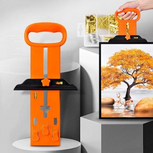 Pictures Frame Hanger Picture Hanging Kit Tool picture Hanger Tools With Level Suitable For All Wall Materials Picture Frame