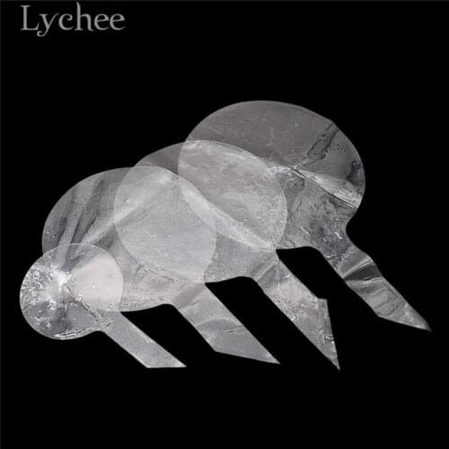 Lychee Life 10pcs 10/18/20/24 Inches PVC Transparent Balloons No Wrinkle Bobo Clear Balloon Wedding Party Decoration