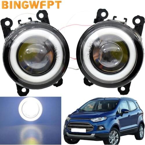 2 Pieces Angel Eye DRL Daytime Running Light 12V H11 For Ford EcoSport 2013 2014 2015 2016