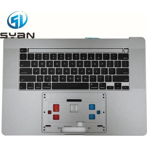 2019 Year Grey A2141 Top Case US Layout For Macbook Pro Retina 16" Topcase Palmrest with Keyboard with Touchbar