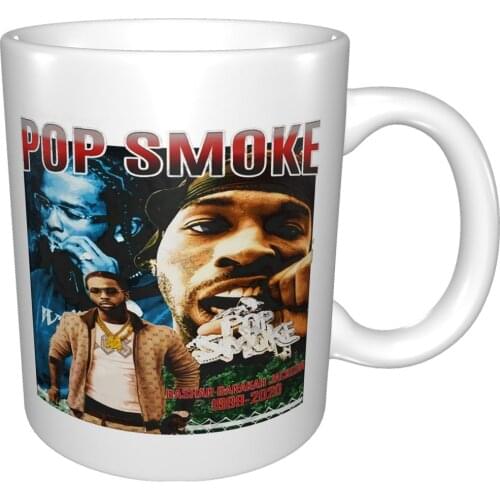 90S Style Pop Smoke Homage 1 Mug Coffee Cup Coffee Mug Royal Society Pig Cup Wooden Barrel