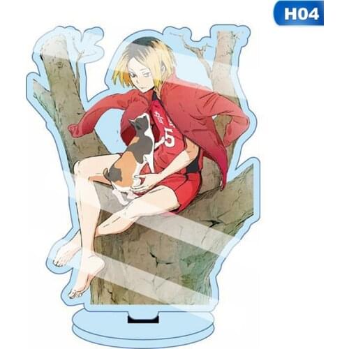 13cm Acrylic Stand for Anime Haikyuu Figures Desk Plate Models Anime Model Toys Action Figures Decor Gift
