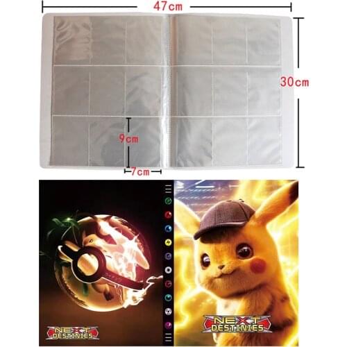 Big Pokemon Card Binder Collection Pokemon Cards Album Book Toy Card Protection Handbook for Pokemon GX EX 24 Page Hold 432pcs