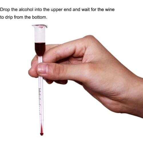 Wine Making Alcohol Meter Tester For Wine Alcohol 13cm GXMA