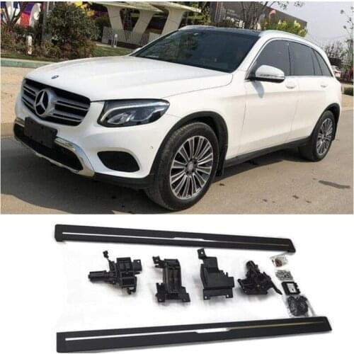 Electric Automatic Running Boards Side Step For Benz GLC X253 2016 2017 2018 2019 Bar Pedals High Quality Auto Accessories