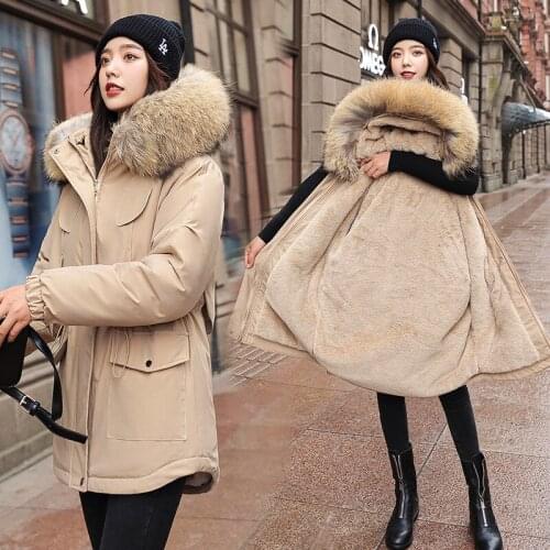 Fnoce Women's Parkas With A Hood