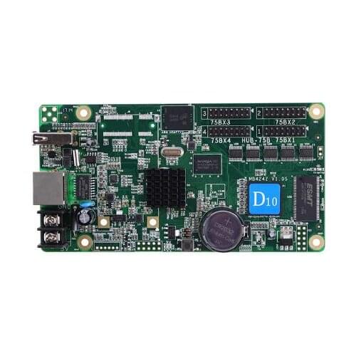 HD-D10 Asynchronous 4*HUB75 full color display screen control card high refresh led display video control card