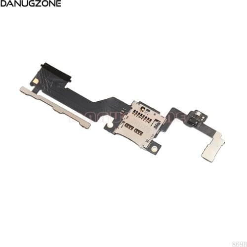 Power Button Switch Volume Button On/Off and SD Memory Card Slot Tray Holder Flex Cable For HTC One M9 Plus M9+ M9PW M9PT