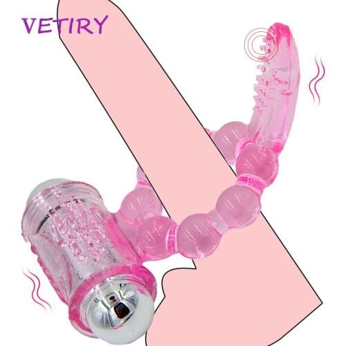 Vibrator Penis Ring Cock Rings Penis Extender Enlargement Delay Ejaculation Sex Toys for Men Masturbation Clitoris Stimulation