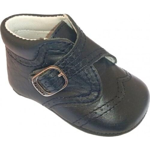 Unisex leather boots without sole with Peuques buckles