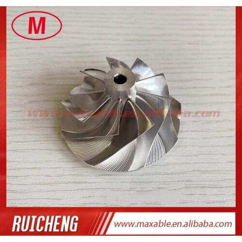 MGT2056 reverse 1217-02 42.27/56.02mm 9+0 Blades turbo aluminum 2618/Milling/billet compressor wheel for 851676-0004