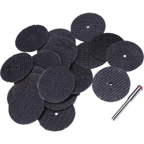 KSOL 25 pcs blades cutting disc set 32mm with arbor For rotary tool