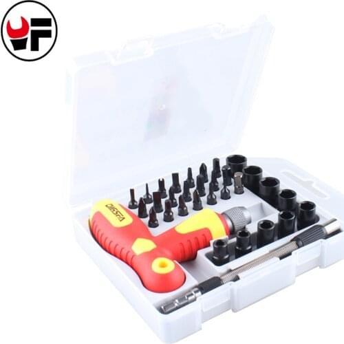 33 in 1 Manual Precise Screwdriver Tool Set Extention T Type Screwdriver Set Torx Hex Cross Triangle Bits Torx Tool kit DN126
