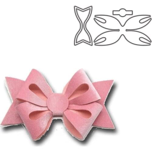 Fancy Bow-Tie Scrapbook Die Cuts Diy Scrapbooking Photo Album Bow Knot Metal Cutting Dies New 2021