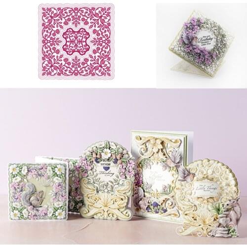 Elderberry Frame Metal Cutting Dies Scrapbook Diary Decoration Stencil Embossing Template DIY Greeting Card 2021 NEW Christmas
