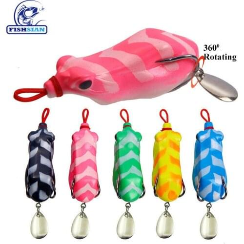 Frog Fishing Lures Soft Lure Weights Bass Fishing Topwater Lure Soft Plastic Lures Articulos De Pesca Isca Artificial Silicone