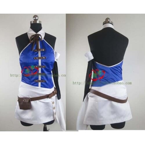 Custom Made Fairy Tail Lucy Heartfilia manga Cosplay Costume with bag 11