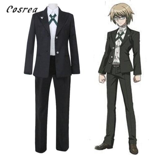 Super Danganronpa 2 Byakuya Togami Cosplay Shirt Coat Pants Suits Mens Dangan Ronpa Uniforms Halloween Costume For Boys