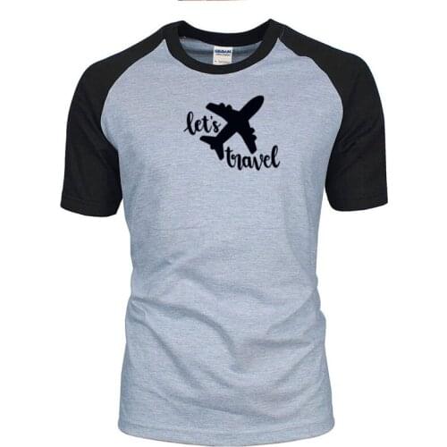 Lets travel womens crew neck Sweatshirt sweaters with slogan Hipster funny pilot gift new 2021 summer line