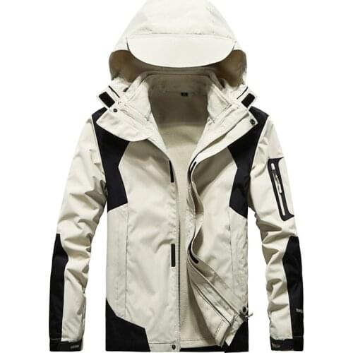 Winter outdoor Mountaineering jacket Hiking Jacket women removable Fleece Liner thermal Parka Windproof Waterproof Windbreaker