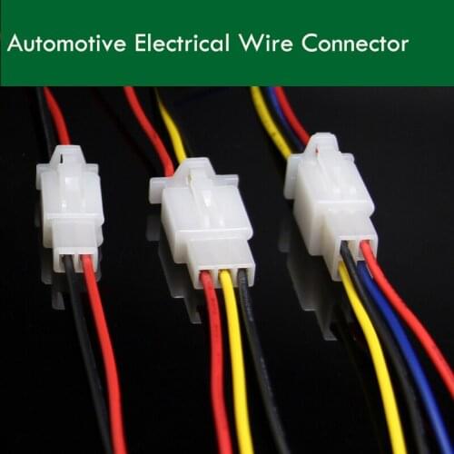 10PCS 2.8MM Automotive Electrical Wire Connector Male Female 2/3/4 Pin 18AWG 30CM Motorcycle Car