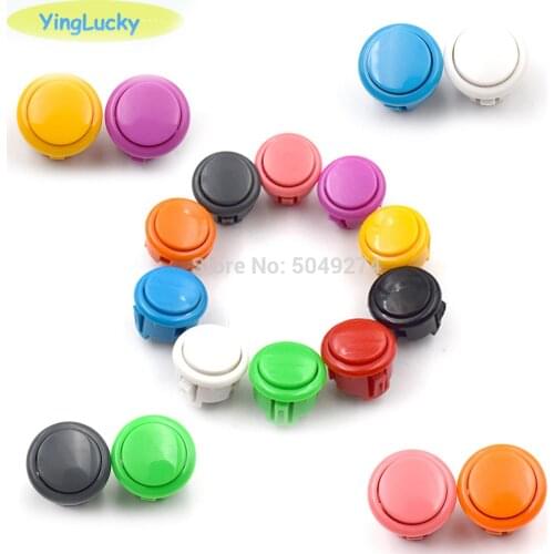 10 PCS Arcade button 30mm round button copy SANWA OBSF-30 obsf-24 button JAMAE MAME DIY parts