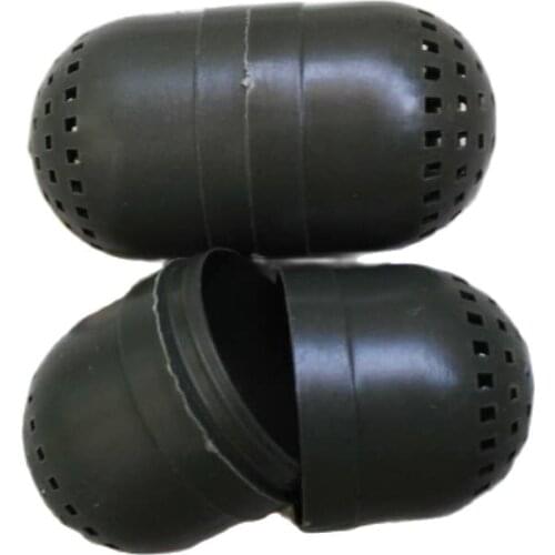 Plastic bait ball fishing tackle earthworm/bloodworm 5x3cm live bait keeping all for fishing accessories suppliers 2/4pieces