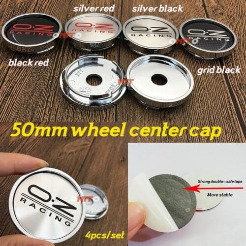 Auto Accessorie Wheel center cap 50mm 5CM 4pcs/set For OZ O.Z racing logo Wheel rim caps for Volvo Saab Skoda Renault Rover kia