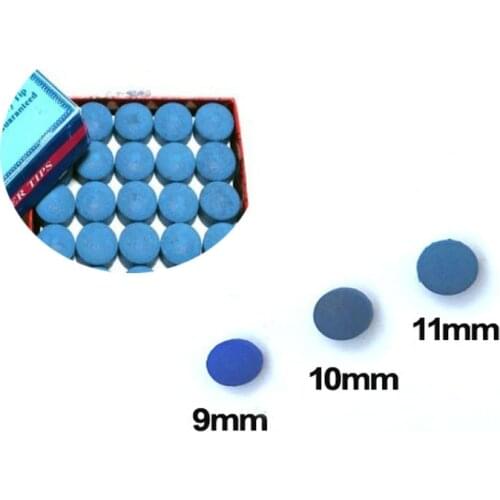 Free shipping 50pcs/lot 9mm/10mm/11mm cheap elk master snooker pool cue tips made in China/snooker tips billiard accessories
