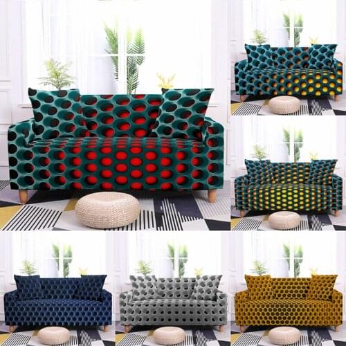 European Personality 3D Digital Printing Couch Cover All-inclusive Stretch Dustproof Slipcover 1/2/3/4 Seat Sectional Sofa Cover
