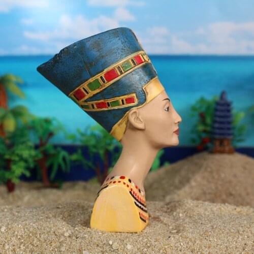 12cm Figurines Action figure Ancient Egyptian Pharaoh Tutankhamun Egypt Cleopatra Princess Queen Nefertiti Doll home decorations