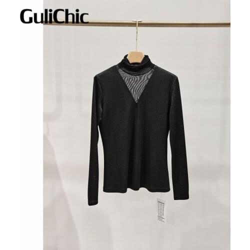 Женские футболки с длинным рукавом GuliChic China At AliExpress