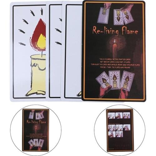 Hot! Relighting Candles Magic Cards Magic Props Amazing Magic Toy Funny Kids Toys