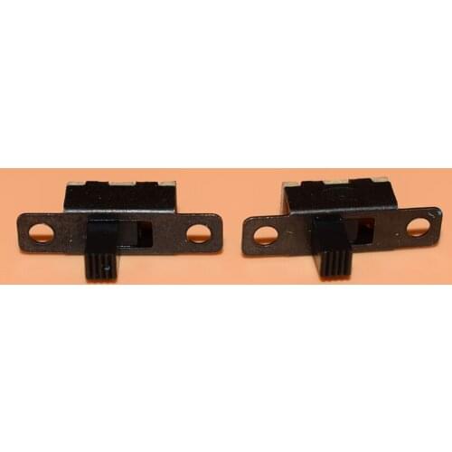 Hot 10pcs 5V 0.3A Mini Size Black SPDT Slide Switch for Small DIY Power