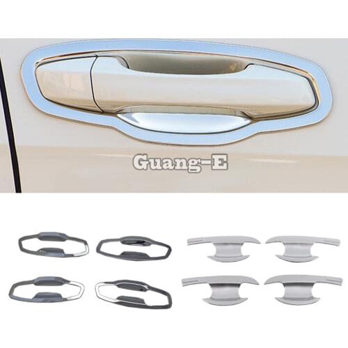For VW Volkswagen Golf7 Golf 7 2014 2015 2016 2017 2018 Car Body Cover Trim ABS Chrome External Door Bowl Stick Lamp Frame Panel