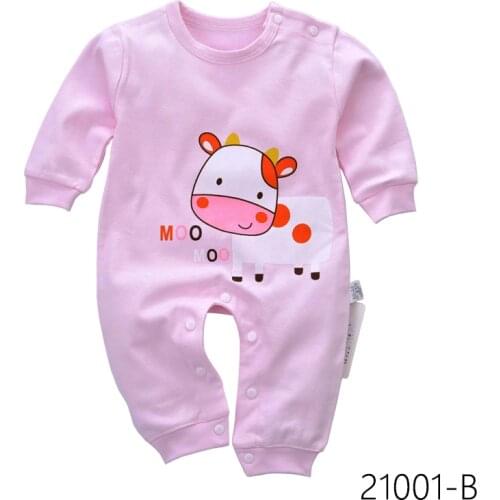 2021 Cheap Cotton Baby Romper Baby Girl Romper Full Sleeve One Piece Unisex Baby Clothes for Girl and Boy Four Seasons