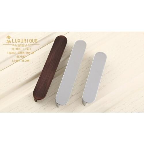 New High Quality Wardrobe Drawer Invisible Hidden Handle Modern Cabinet/Shoe Cupboard Door Handle