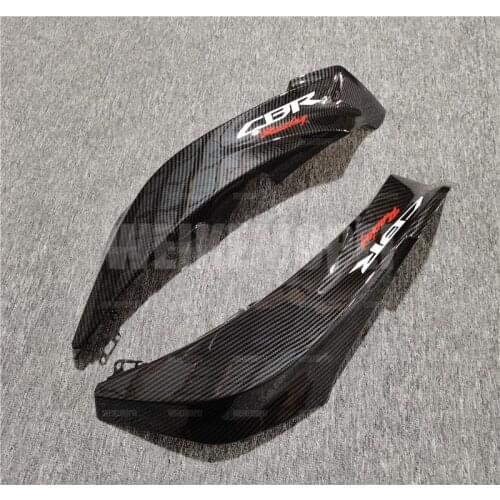 Water transfer Carbon Fiber Upper Side Cover Panel Fairing For Fit For HONDA F5 CBR600RR 2007 2008 2009 2010 2011 2012