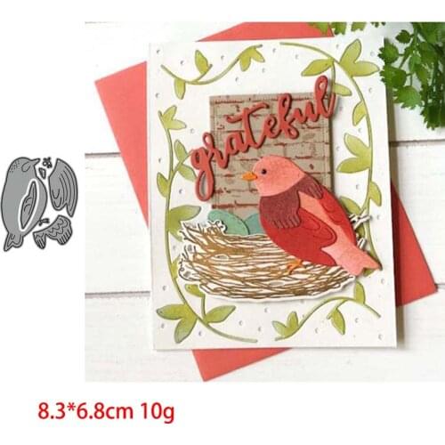 Bird Metal Cutting Dies Scrapbooking Craft Mold Cut Die Stencil Handmade Paper Card Make Template New Design