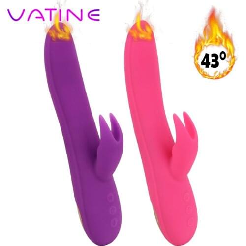 VATINE Heating Vibrator G-spot Sex Toys for Woman AV Stick Magic Wand Female Masturbator Clitoris Stimulator