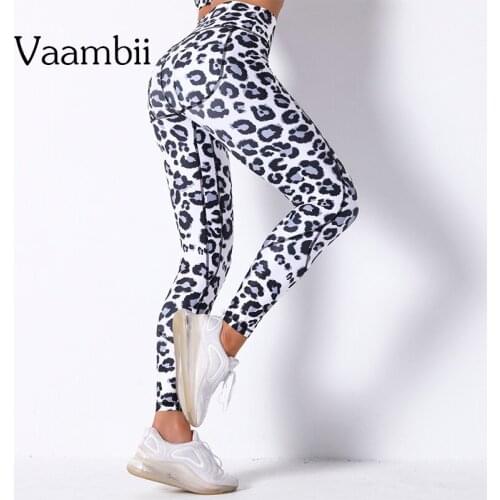 Womens Animal Print Sports Pants Camouflage High-waisted Tights Women Colored Snake Skin Leopard Leeging Sport Wear Woman