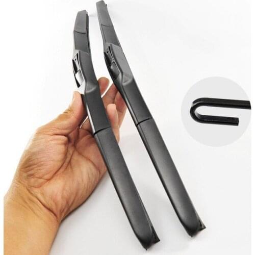 1PC AAA-Grade Car Auto Vehicle Soft Rubber Refills for Front Windshield Hybrid Wiper Blades 8.5mm 16"18"24"26" Car Accessories