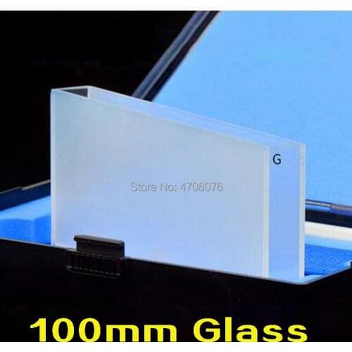 100mm flux 1pc/box Standard Glass Cuvette Cell with lid for chemical spectrum Capped Glass cuvette Spectral analysis instruments
